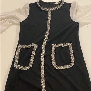 Girls SHEIN black and white dress SIZE 11/12